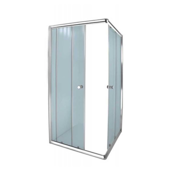 Aqua Lux Shower Door, Chrome, 880 x 880 x 1850mm