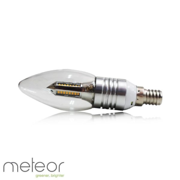 Dimmable LED Light Bulb, 4W, E14 2800K Warm White, Clear (Equiv. 40W)