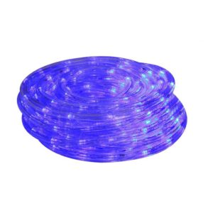 EUROLUX LED Rope Light With 8 Function Control, Blue, 10m