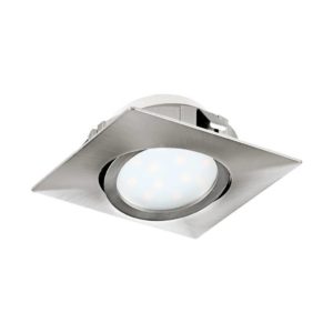 EUROLUX Pineda Recessed Downlight, 6W, Satin Nickel