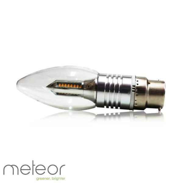 LED Light Bulb, 4W, B22 2800K Warm White, Clear (Equiv. 40W)