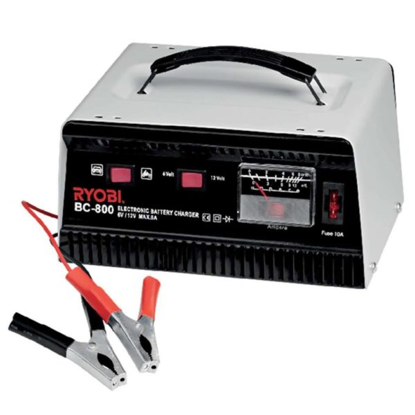 RYOBI Electronic Battery Charger, BC-800, 8AMP