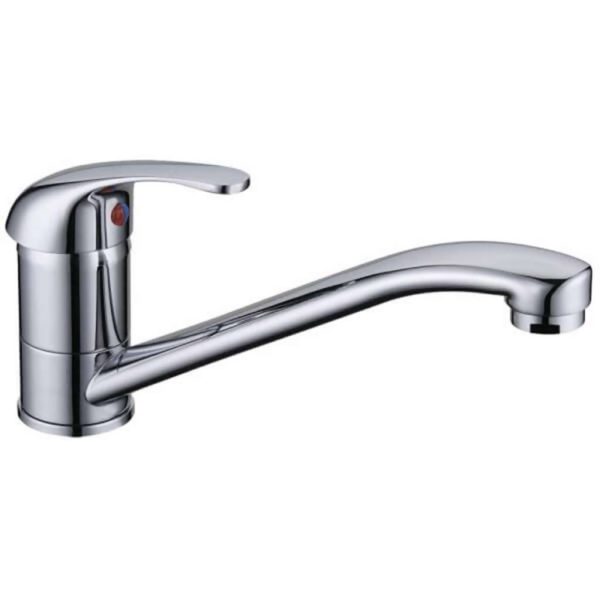 Amber Deck Type Sink Mixer Mixer Faucet, Chrome Plated DZR Brass