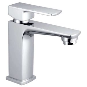 Jasper Basin Mixer, Short Body, Chrome Plated DZR Brass